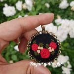 گردنبند دخترونه گلدوزی شده | JCHK-4242