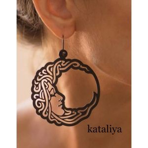 گوشواره زیبا مدل چرم | JCHK-1157