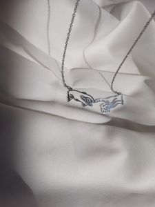 گردنبند سیلور دست آفرینش | JCHK-13245