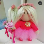 عروسک روسی مو طلایی | JCHK-1398