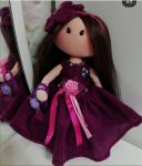 عروسک روسی لباس بنفش | JCHK-1539