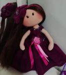 عروسک روسی لباس بنفش | JCHK-1539