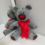 عروسک بافتنی خرگوش و خرس | JCHK-1561