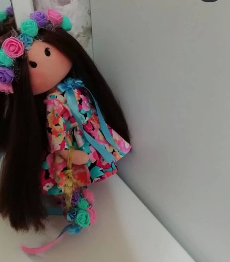 عروسک روسی با تاج گل زیبا | JCHK-1611
