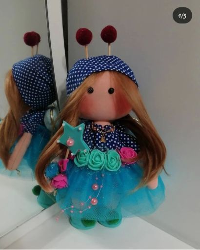 عروسک روسی فرشته آبی | JCHK-1633