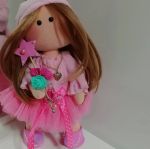 عروسک روسی فرشته صورتی | JCHK-1636