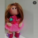 عروسک روسی مو قهوه ای| JCHK-1640