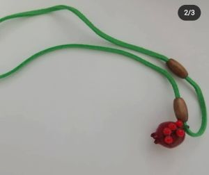 گردنبند انار با تریشه | JCHK-4776