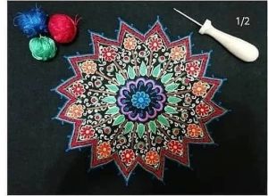 رشتی دوزی با ابریشم مصنوعی | JCHK-4787