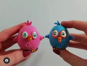 مجسمه دوتایی جوجه | JCHK-4801