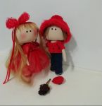 عروسک دوتایی ولنتاین بی جعبه | JCHK-4844