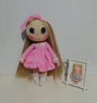 عروسک دست ساز نیلی | JCHK-5076