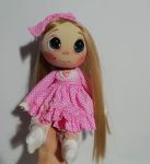 عروسک دست ساز نیلی | JCHK-5076