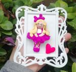 قاب عکس کوچک گل چینی 2 | JCHK-5102