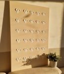 تابلو دکوراتیو مدرن قلب برجسته | JCHK-13279