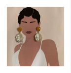 گوشواره خاص صدفی | JCHK-3753