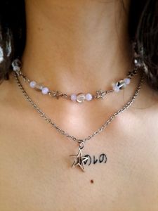 گردنبند دولاین پینترستی | JCHK-13770