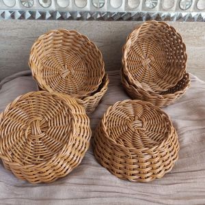 سبد سبزی مدل حصیری دستبافت قابل شستشو  | JCHK-13506