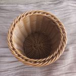 جا قاشقی گرد حصیر بافی  | JCHK-13507
