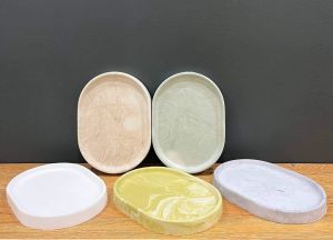 سینی بیضی سنگی | JCHK-13639