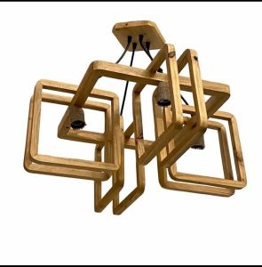 لوستر چوبی پینترستی  | JCHK-13851