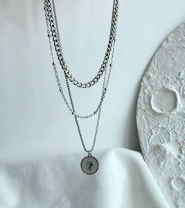  ‌ ‌ ‌ೀ‌ گردنبند سه لاین ೀ‌ | JCHK-13688