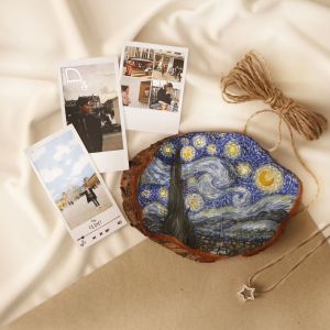 دیوارکوب چوبی طرح غروب| JCHK-3147