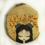 دیوارکوب چوبی طرح دخترونه | JCHK-3153