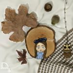 دیوارکوب طرح دختر مو بلنددی| JCHK-3157