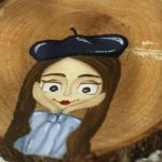 دیوارکوب طرح دختر مو بلنددی| JCHK-3157