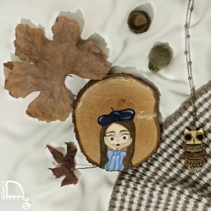 دیوارکوب طرح دختر مو بلنددی| JCHK-3157