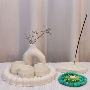 ست گلدون و جاشمعی | JCHK-13746