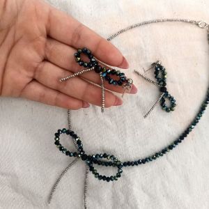 گردنبند پاپیونی | JCHK-13860