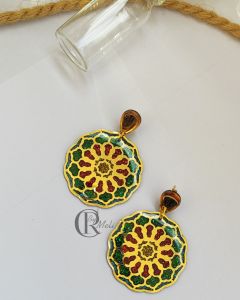 گوشواره رزینی دایره | JCHK-13894