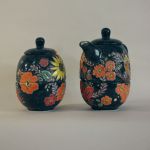 ست چایی خوری دو نفره نفیس و پر کار زمینه کله غازی | JCHK-13907