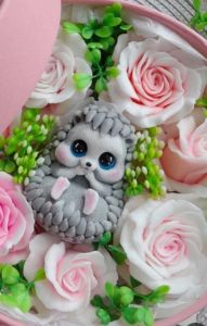 شمع جوجه تیغی مدل روسی | JCHK-14525