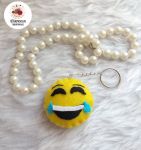 جاسوئیچی نمدی طرح ایموجی خنده | JCHK-13928