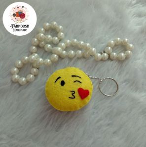 جاسوئیچی نمدی طرح ایموجی بوس | JCHK-13957