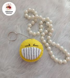 جاسوئیچی نمدی طرح ایموجی خنده 2 | JCHK-13958