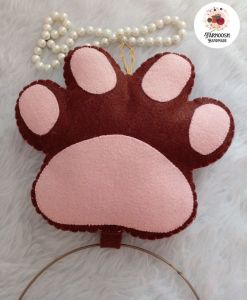 جاحوله ای نمدی طرح پنجه گربه | JCHK-13965