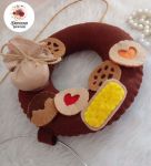 جاحوله ای نمدی طرح کوکی های خوشمزه  | JCHK-14029