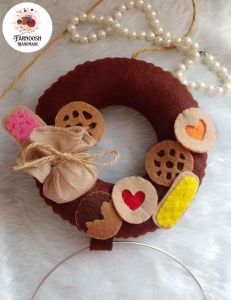 جاحوله ای نمدی طرح کوکی های خوشمزه  | JCHK-14029