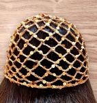 کلاه قلاب بافی روسی کلاه قلاب بافی پولکی | JCHK-13995