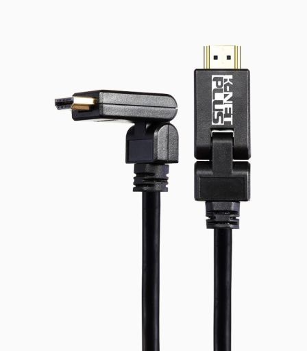 کابل HDMI با قابلیت ۹۰ درجه کی نت پلاس ۱٫۸ متری KP-CHR2018 | JCHK-14027