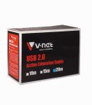 کابل افزایش طول USB وی نت ۲۰متری V-CUE20200 | JCHK-14049