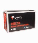 کابل افزایش طول USB وی نت ۳۰متری V-CUE20300 | JCHK-14056