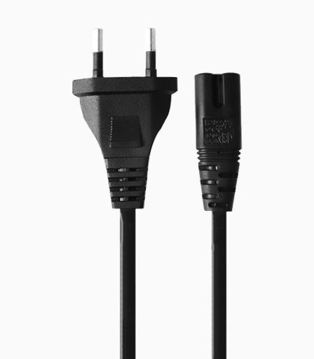 کابل برق نوت بوک ۲pin کی نت پلاس ۱٫۵ متری KP-CP2PIN15 | JCHK-14179