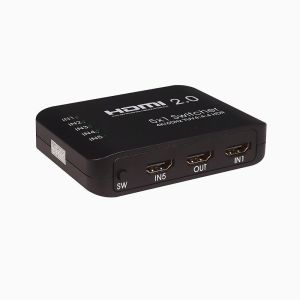 سوئیچ ۵ پورت HDMI کی نت پلاس KP-SWHD2005 با ریموت کنترل | JCHK-14189
