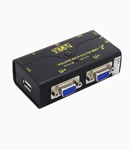 مانیتور سوئیچ VGA کی نت پلاس ۲ پورت KP-SWKV002 | JCHK-14191