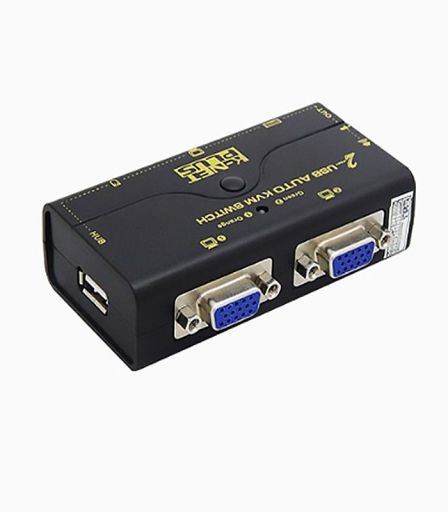 مانیتور سوئیچ VGA کی نت پلاس ۲ پورت KP-SWKV002 | JCHK-14191